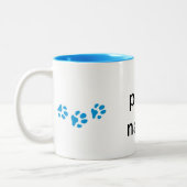 Paw パーソナライズされた print mug 2020 ツートーンマグカップ (左)