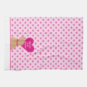 Paw – リース私のバレンタインデッチンディッシュタオルにする キッチンタオル (横)