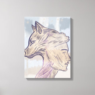 Paw and Still I – Silent Companionship キャンバスプリント