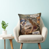 Paw and toothy surprises birthday pillow クッション (椅子)