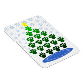 Paw Here Premium Magnet "Paw Prints Christmas Tree マグネット (右側)