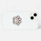 Paw iphone 14ケース iPhoneケース (裏面横)