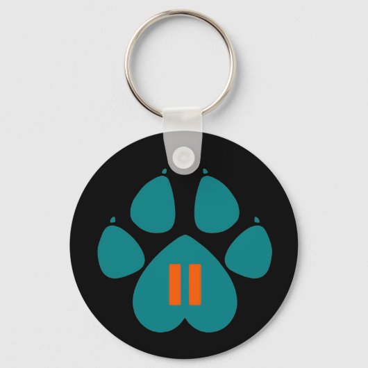 paw keychain キーホルダー (正面)