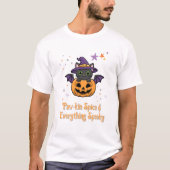 Paw-kin Spice & Everything Spooky | Halloween Tシャツ (正面)