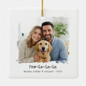Paw-La-La-La – Pet & Family Photo Ornament セラミックオーナメント (裏面)