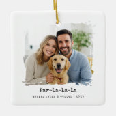 Paw-La-La-La – Pet & Family Photo Ornament セラミックオーナメント (正面)