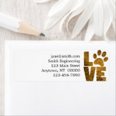 Paw Love ラベル (インサイチュ)