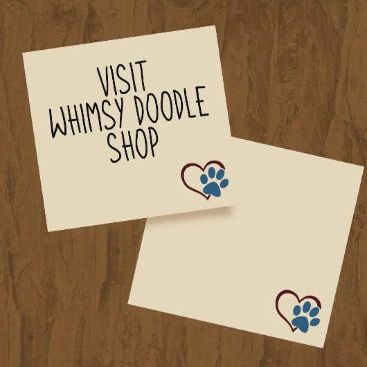 Paw n' Dog Love 3" x 3" Post-it®ノート ポストイット