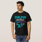Paw Paw Of The Birthday Mermaid Matching Family  Tシャツ (正面フル)