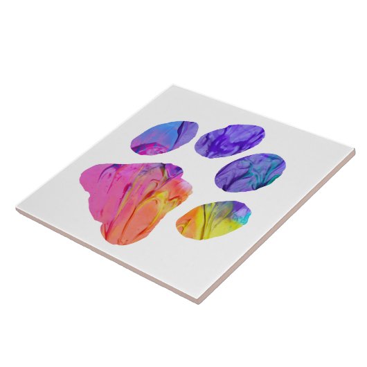 Paw Print – ギフトfor愛犬家 タイル (側面)