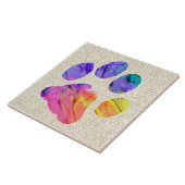 Paw Print – ギフトfor愛犬家 タイル (側面)