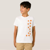 paw print – 自分の名前または犬種を追加する tシャツ (正面フル)