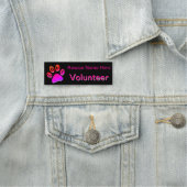Paw Print Animal Volunteer Nameタグ 名札 (インサイチュ)
