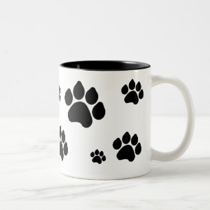 Paw Print Mug ツートーンマグカップ