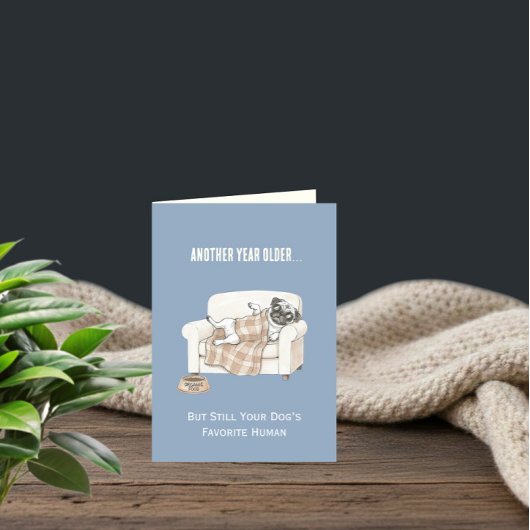 Paw Print Pattern Birthday Card カード