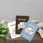 Paw Print Pattern Birthday Card カード