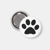 Paw Print Pattern Dog Mom Dad Christmas Favor Gift マグネット (正面/裏面)