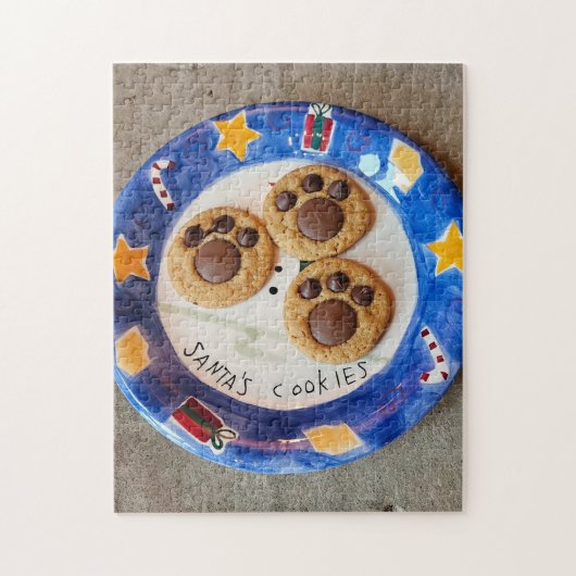 Paw Print Santa Cookies Puzzle, 11" x 14", 252 pcs ジグソーパズル (縦)