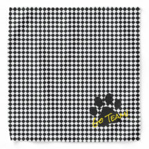 Paw Print Sports GO TEAM NAME! チェッカーボード オリジナル