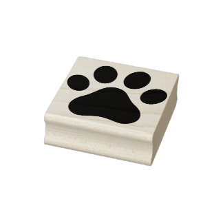 Paw Print Stamp Pad ラバースタンプ
