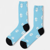 Paw Print Sustainable Premium Crew Sock ソックス (左)