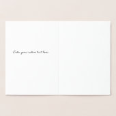 Paw Print Thank You For Your Referral Foil Card 箔カード (内部)