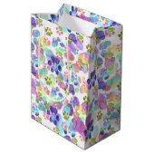 Paw Printes Everywhere ミディアムペーパーバッグ (裏面アングル)