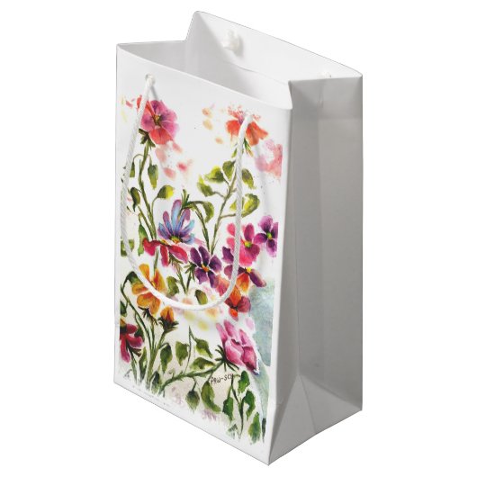 PAW PRINTS ANGEL スモールペーパーバッグ (正面アングル)