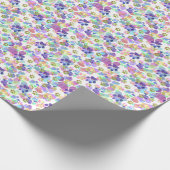 Paw Prints Everywhere Wrapping紙 ラッピングペーパー (角)