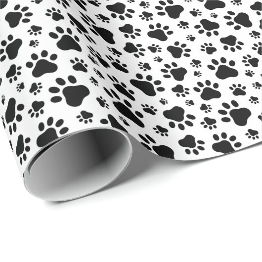 Paw Prints Gift Wrapping Paper ラッピングペーパー (ロールコーナー)