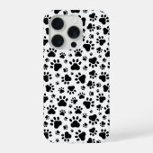 Paw Prints IPhone 15 Pro Case iPhoneケース (裏面)