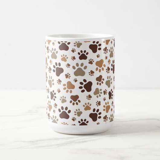 Paw Prints Mug コーヒーマグカップ (中央)