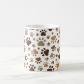 Paw Prints Mug コーヒーマグカップ (中央)