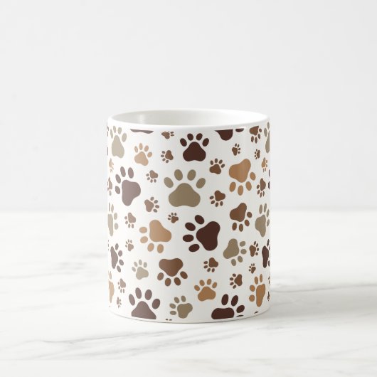 Paw Prints Mug コーヒーマグカップ (中央)