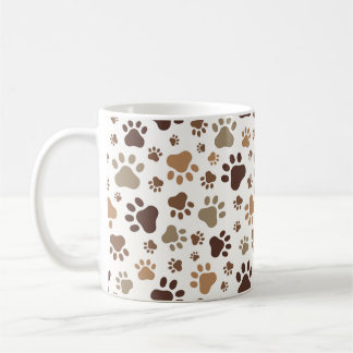 Paw Prints Mug コーヒーマグカップ