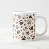 Paw Prints Mug ジャンボコーヒーマグカップ (右)