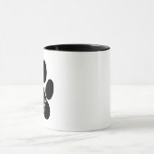 Paw Prints On My Heart Pet Memorial Mug マグカップ (中央)