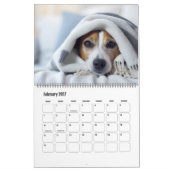 Paw Prints Pet Dog Photo Art Large カレンダー (2月 2027)