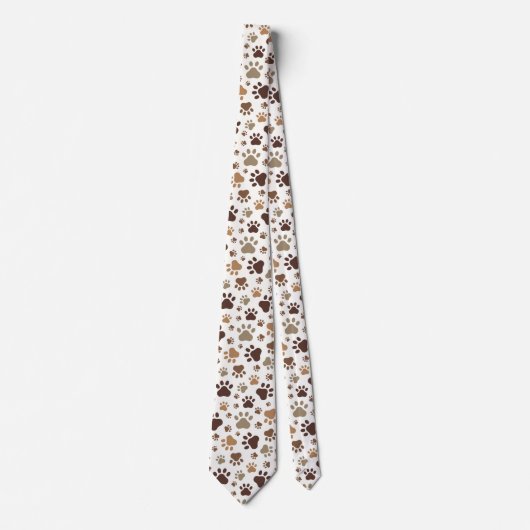 Paw Prints Tie ネクタイ (正面)