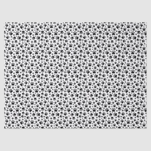 Paw Prints Tissue Paper 薄葉紙 (正面)