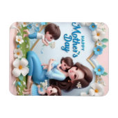 Paw-sitive Moments：ウェスティー写真 マグネット (横)