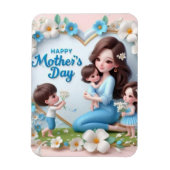 Paw-sitive Moments：ウェスティー写真 マグネット (縦)