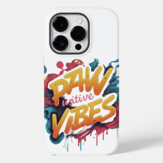 Paw-sitive Vibes」の色数々の: Case-Mate iPhone 14 Proケース