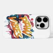 Paw-sitive Vibes」の色数々の: Case-Mate iPhoneケース (裏面 (横))