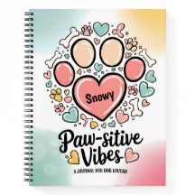 Paw-Sitive Vibes: A Pastel Journal for愛犬家