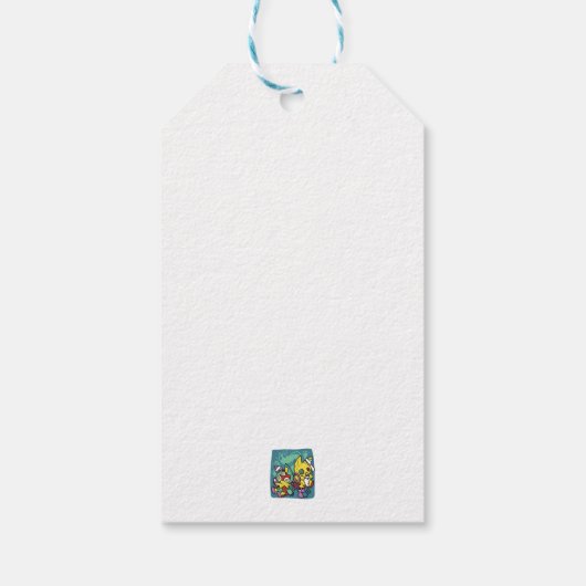 Paw-sitively Frightful | Monstrous Cats Halloween  ギフトタグ (裏面)