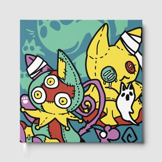 Paw-sitively Frightful | Monstrous Cats Halloween  ゲストブック (正面)