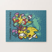 Paw-sitively Frightful | Monstrous Cats Halloween ジグソーパズル (横)