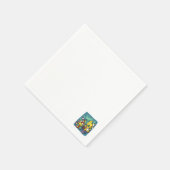 Paw-sitively Frightful | Monstrous Cats Halloween  スタンダードカクテルナプキン (角)