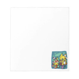 Paw-sitively Frightful | Monstrous Cats Halloween  ノートパッド